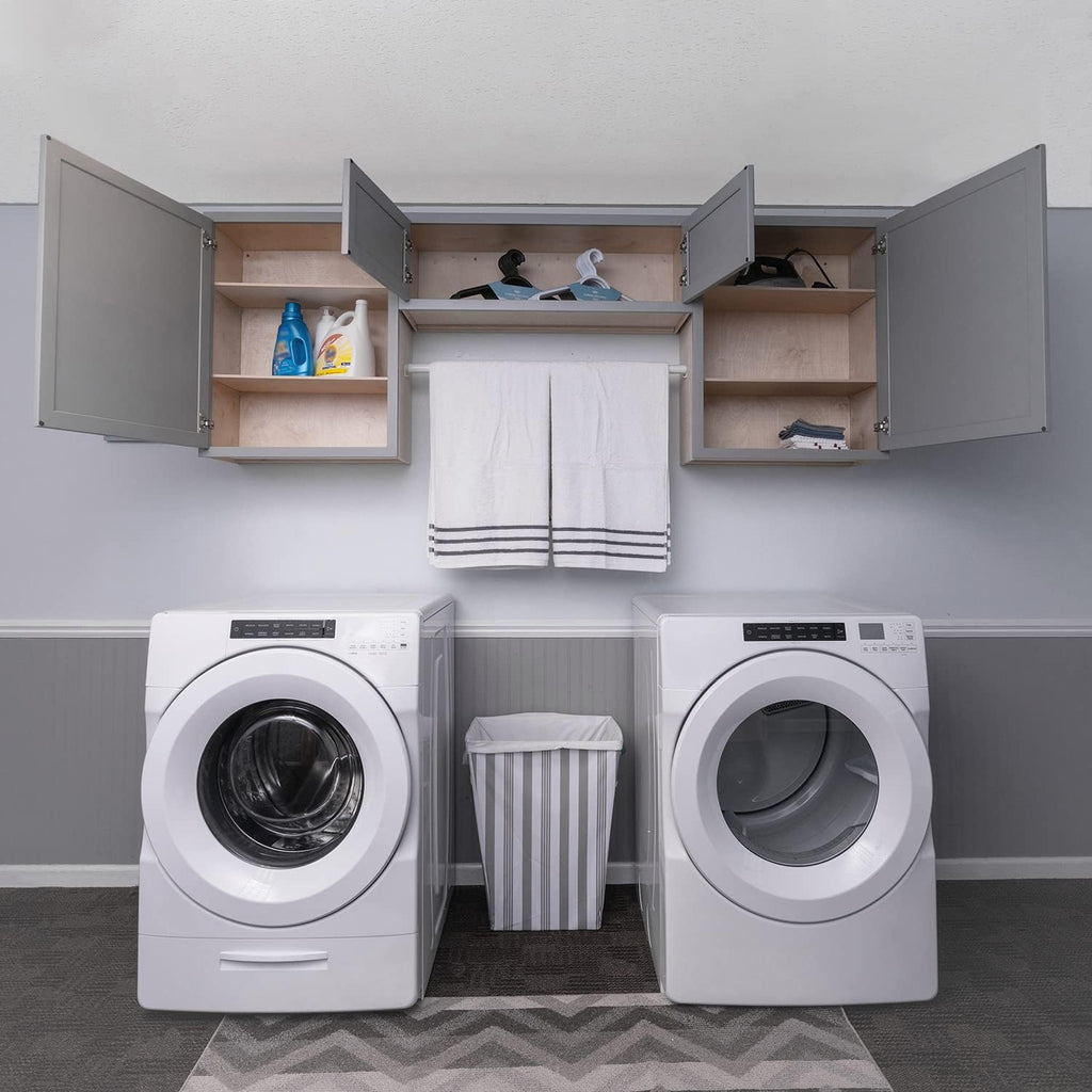 Magnetic Grey 72" Wide Storage Cabinet Kit E461