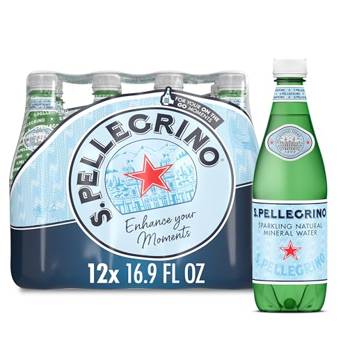 Sparkling Natural Mineral Water, 16.9 Fl Oz (Pack of 12) Y163