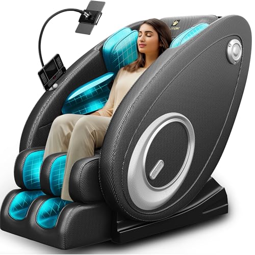 Black Zero Gravity Massage Chair Recliner with Heating K1130