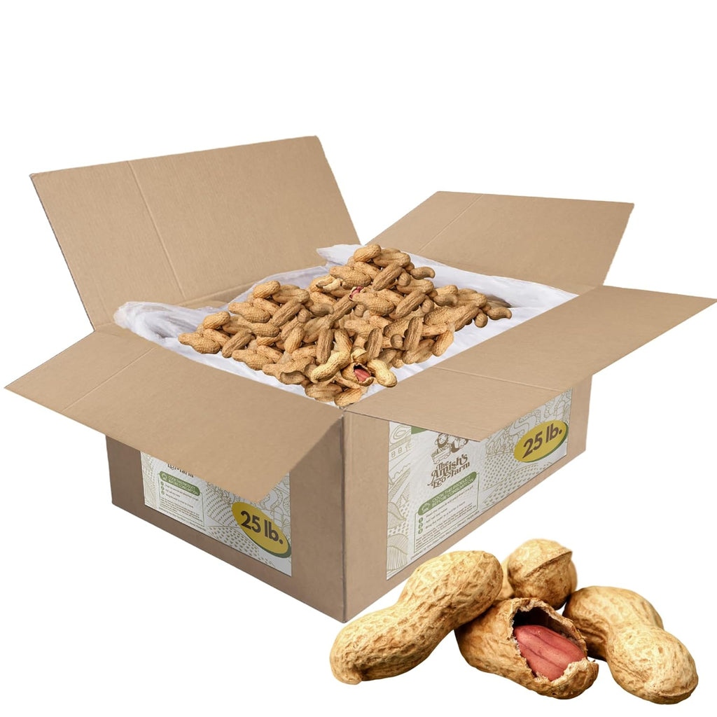 Bulk Raw Peanuts in Shell, Virginia Grown (25 lb box) E556