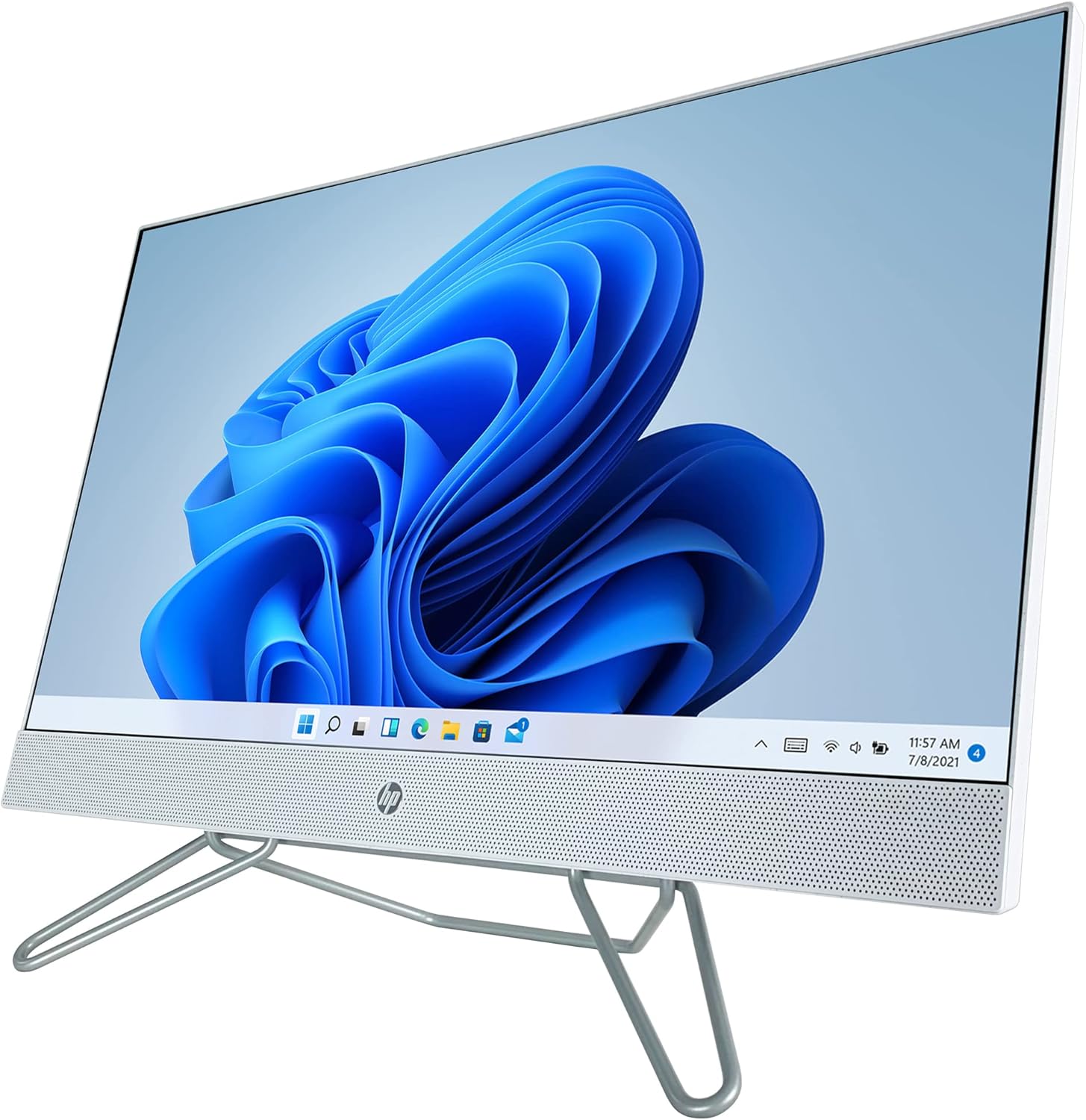 27" Full HD Touchscreen All-in-One Desktop Computer, AMD Ryzen 7 5700U 8-Core, 64GB DDR4 RAM, 512GB NVMe SSD + 1TB HDD, AMD Radeon Graphics, Windows 11 Pro H8577
