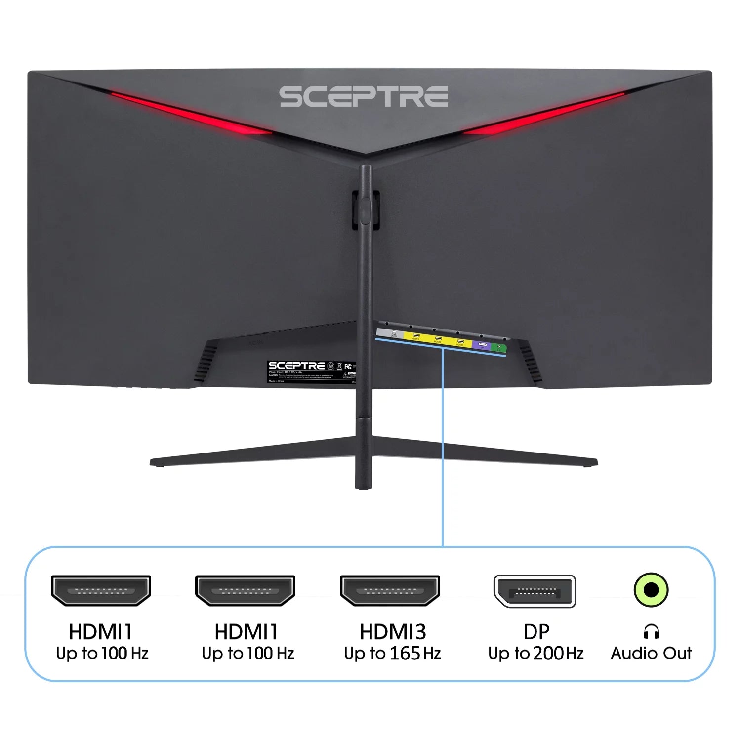 30" Curved VA LED Monitor 2560 x 1080 200 Hz P741075