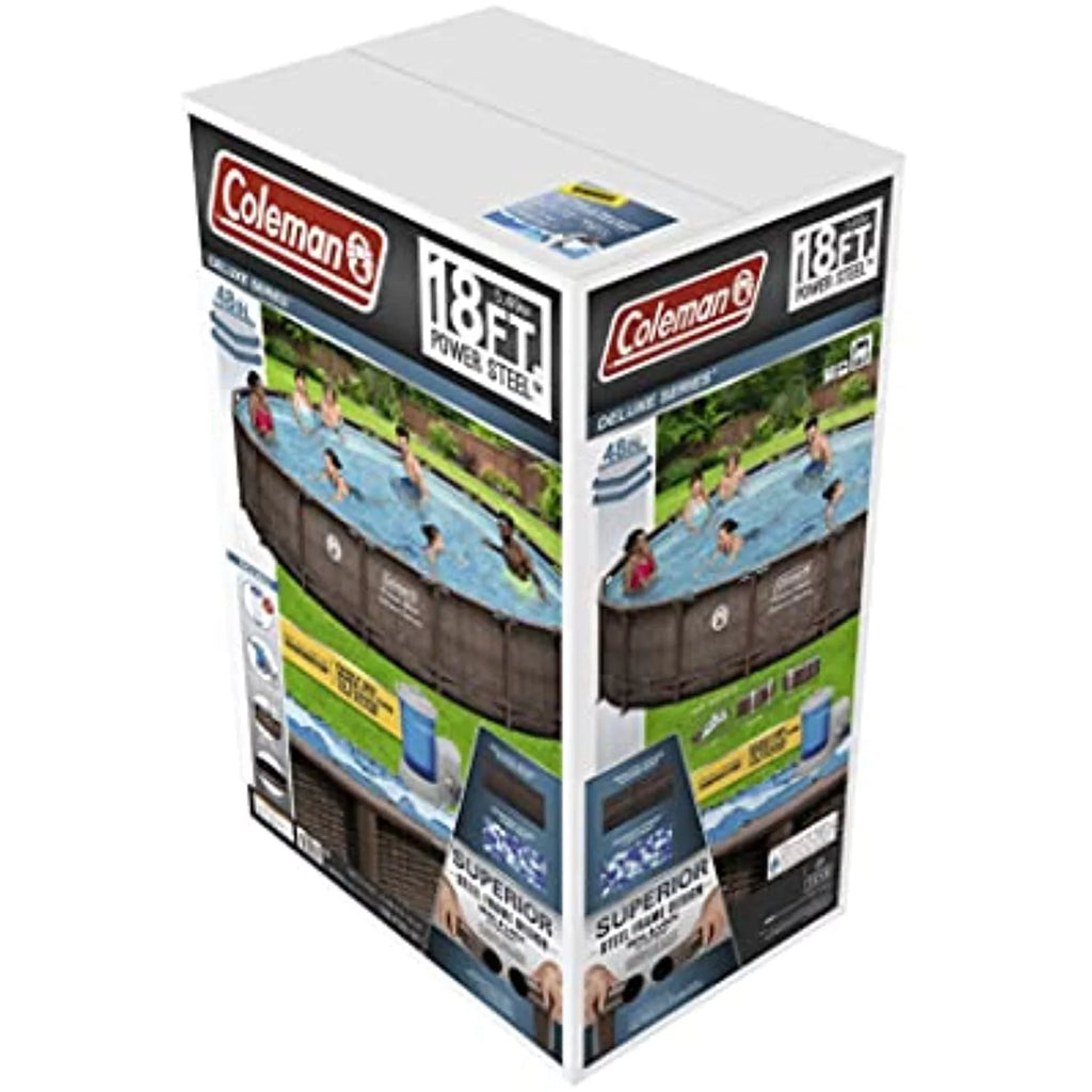 18' x 48" Round Metal Frame Above Ground Pool Set H331108