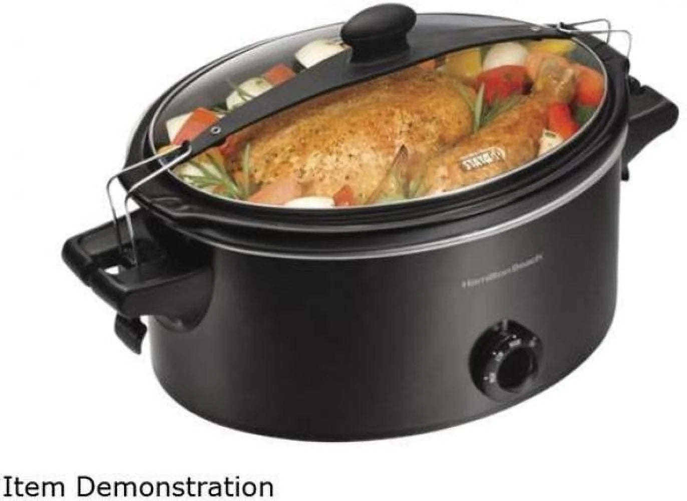 6 Quart Black Slow Cooker A504336