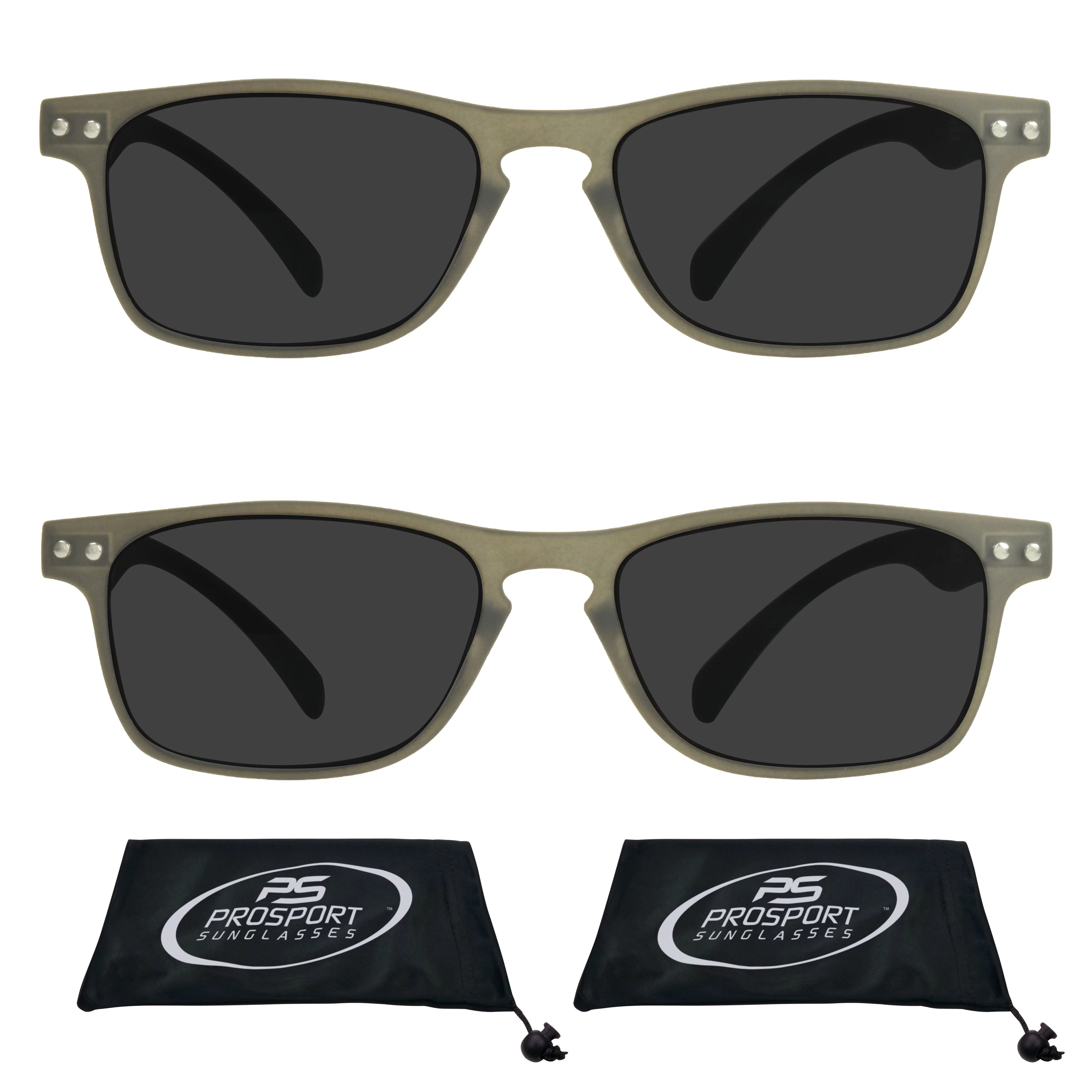 2 Pairs Black Frame Reading Sunglasses I238437