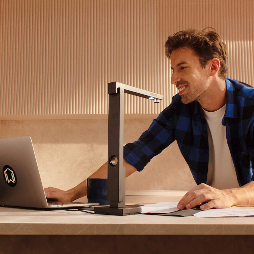 Portable Document Scanner, 12MP USB Document Camera, Capture Size A4 J502
