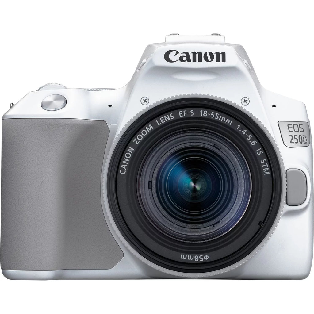 White 18-55mm Lens DSLR Camera Q200