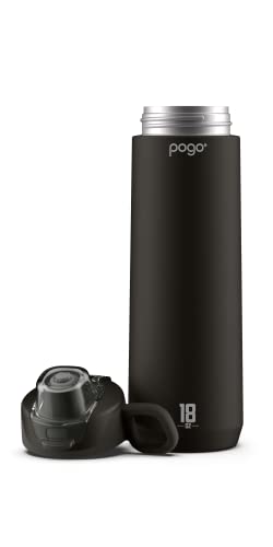 26 oz Vacuum Insulated Stainless Steel Water Bottle with Leak Proof Chug Lid and Silicone Carry Loop Y293