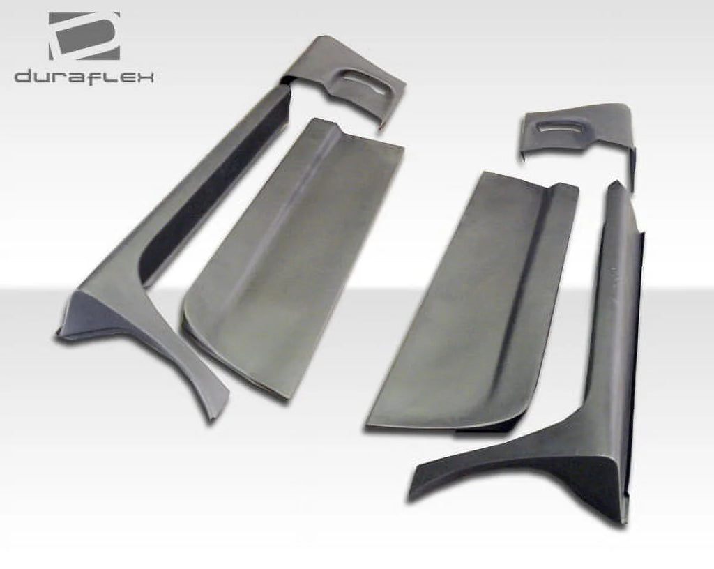 6 Piece Duraflex Side Skirts Rocker Panels with Doorcaps T775794