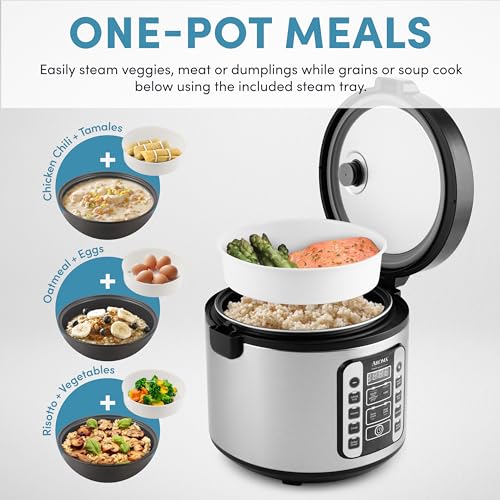 4-Cup Rice Cooker with Stainless Steel Exterior A6945