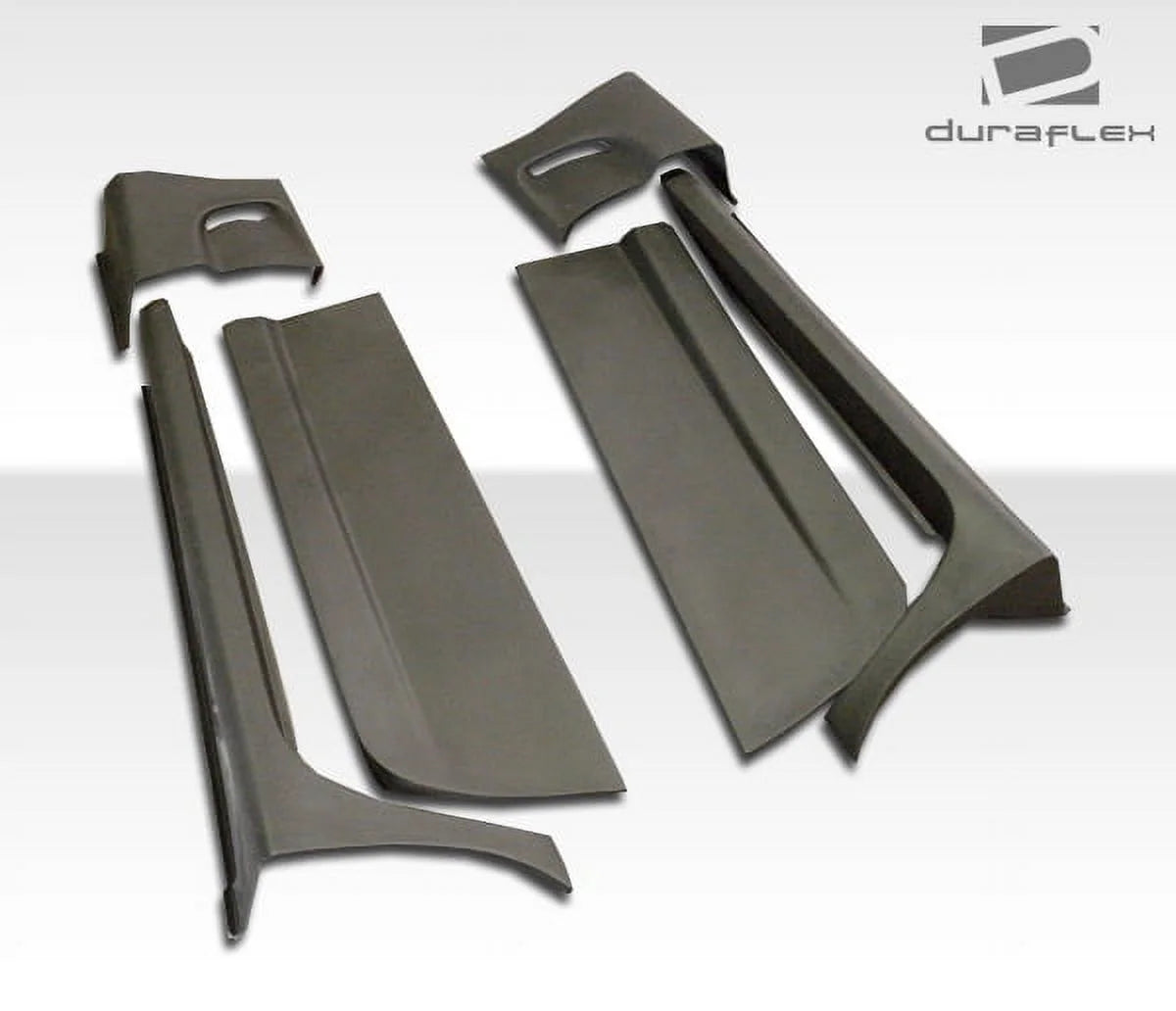 6 Piece Duraflex Side Skirts Rocker Panels with Doorcaps T775794