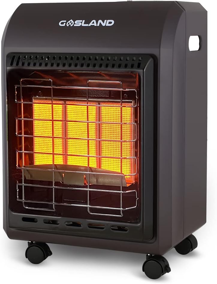 Red Propane Radiant Heater, 18,000 BTU S867