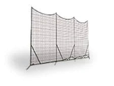 Freestanding Lacrosse Backstop Barrier Netting 3mm Black A7552