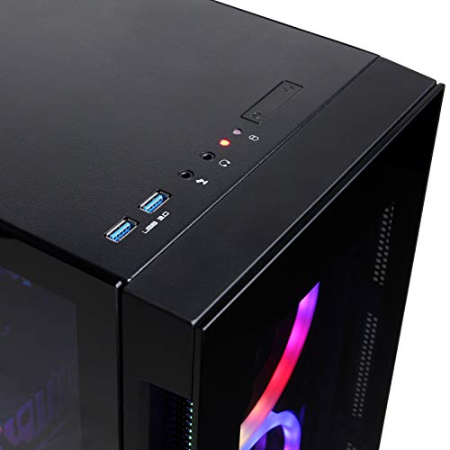 Intel Core i5-11600KF 3.9GHz GeForce RTX 3060 12GB 16GB DDR4 500GB PCI-E NVMe SSD 1TB HDD Black Gaming PC U715505