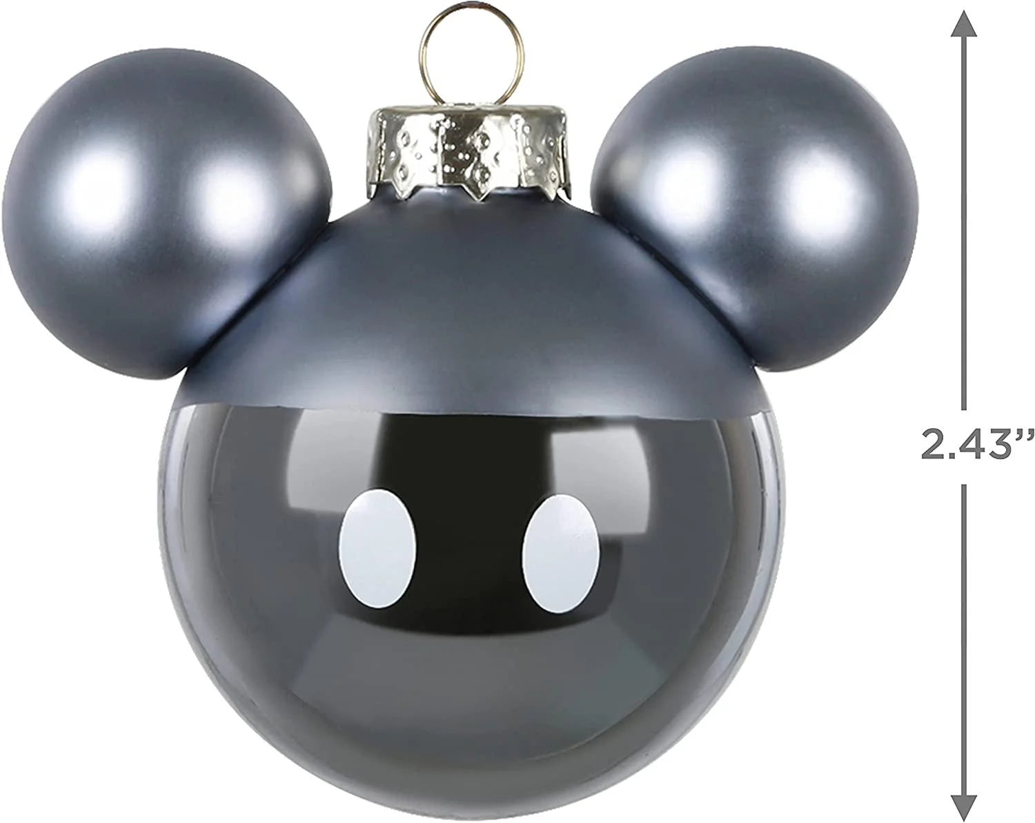 Disney Mickey Mouse Glass Christmas Ornaments A230780