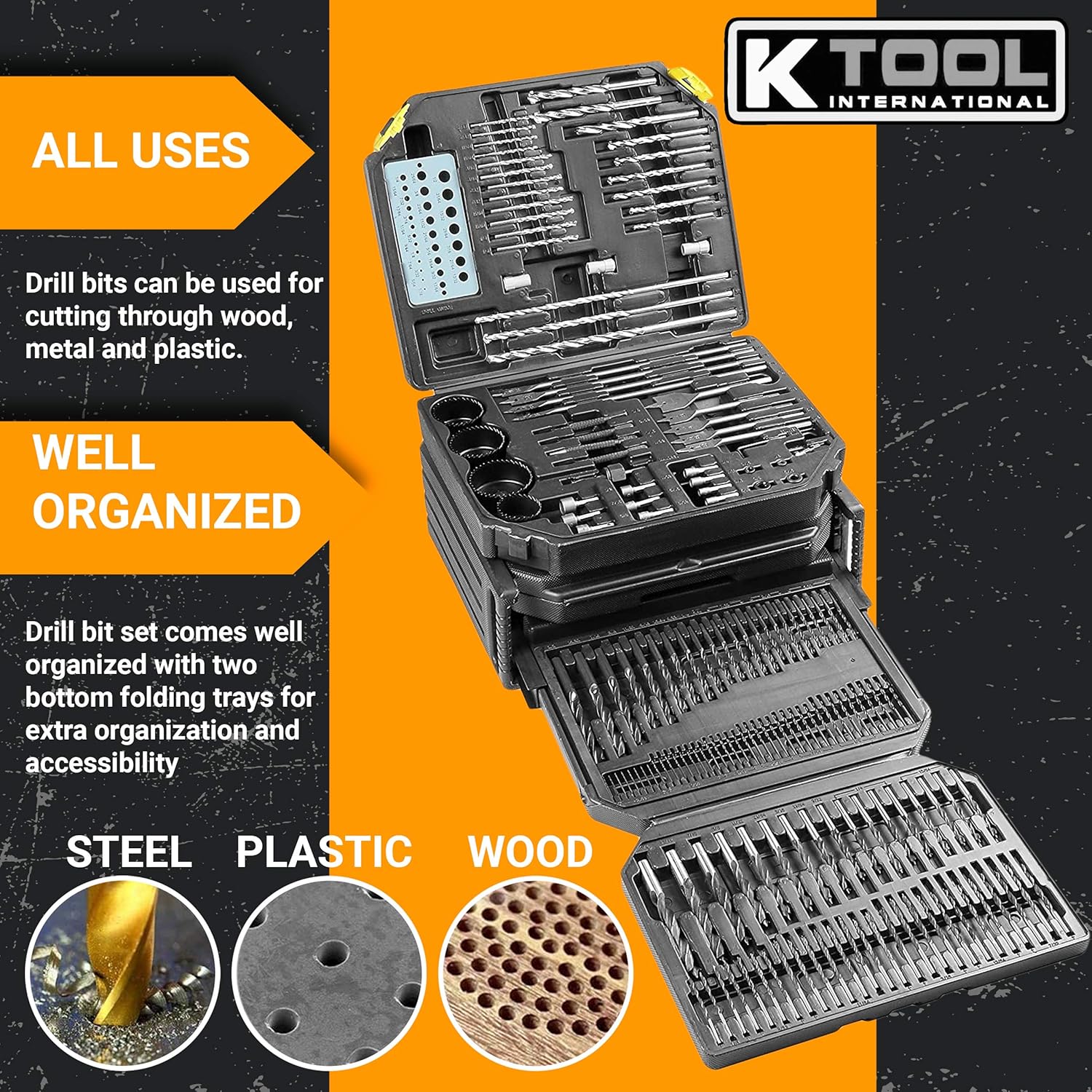 326 Piece Drill Bit Set with Case K186