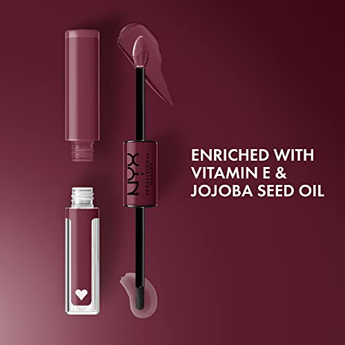 Long-Lasting Liquid Lipstick with Clear Lip Gloss - Rebel In Red (Warm Red) I335