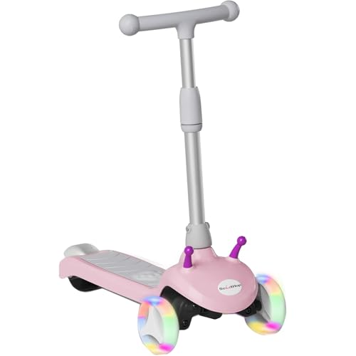 3 Wheel Electric Scooter with Flash Wheels and Anti-Slip Deck G28433