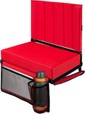 Bleacher Chair with Back Support and Cushion F73892