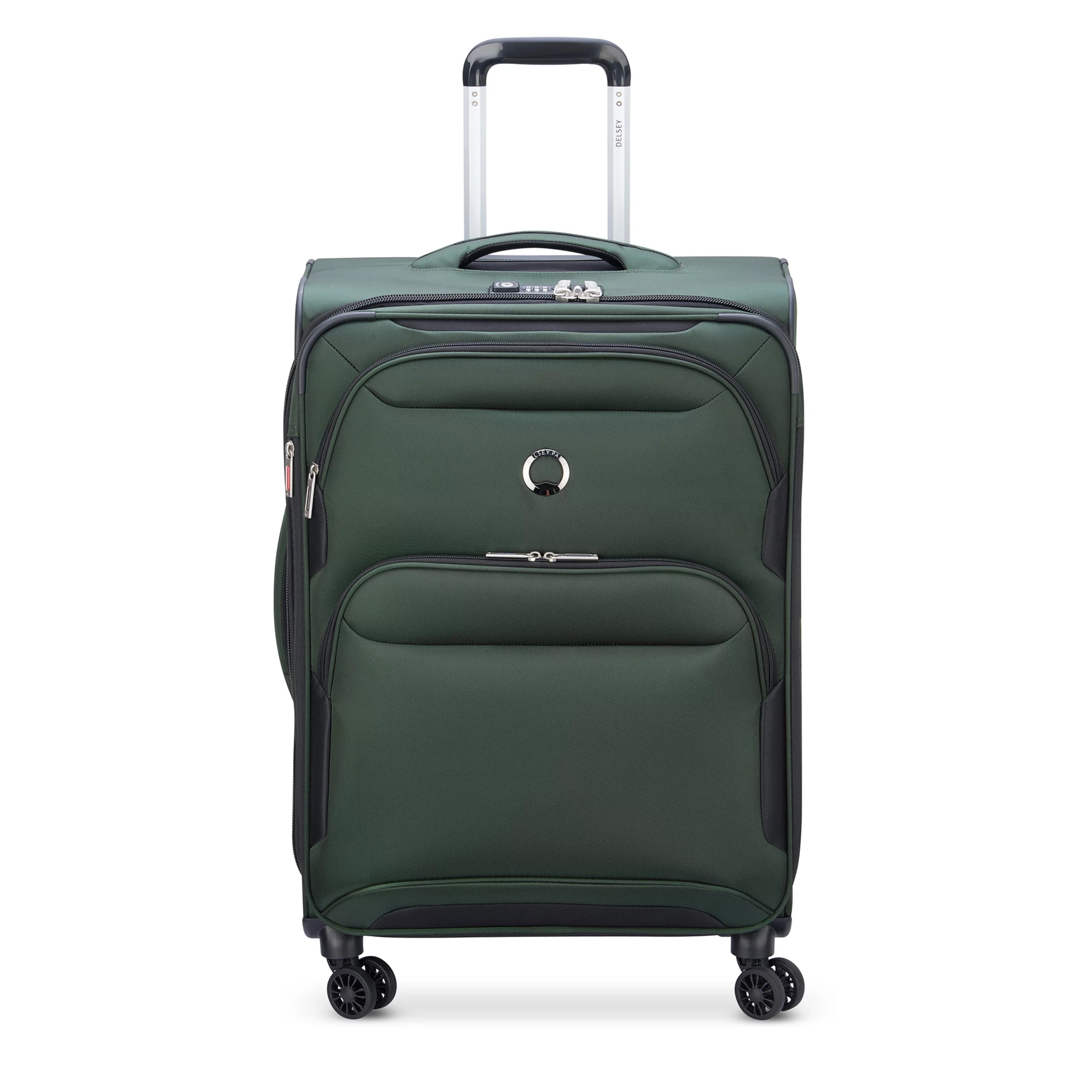 28" Green Softside Spinner Luggage W3030