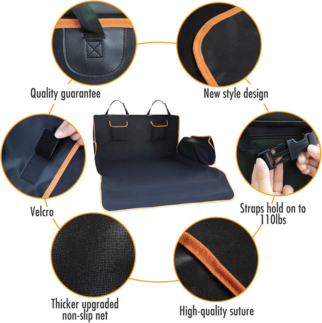 Yellow Washable Waterproof Pet Cargo Cover Liner D935711