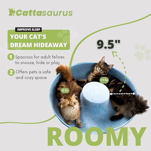 Large Dark Gray Cat Cave N5022