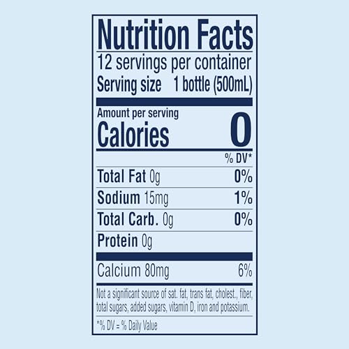 Sparkling Natural Mineral Water, 16.9 Fl Oz (Pack of 12) Y163