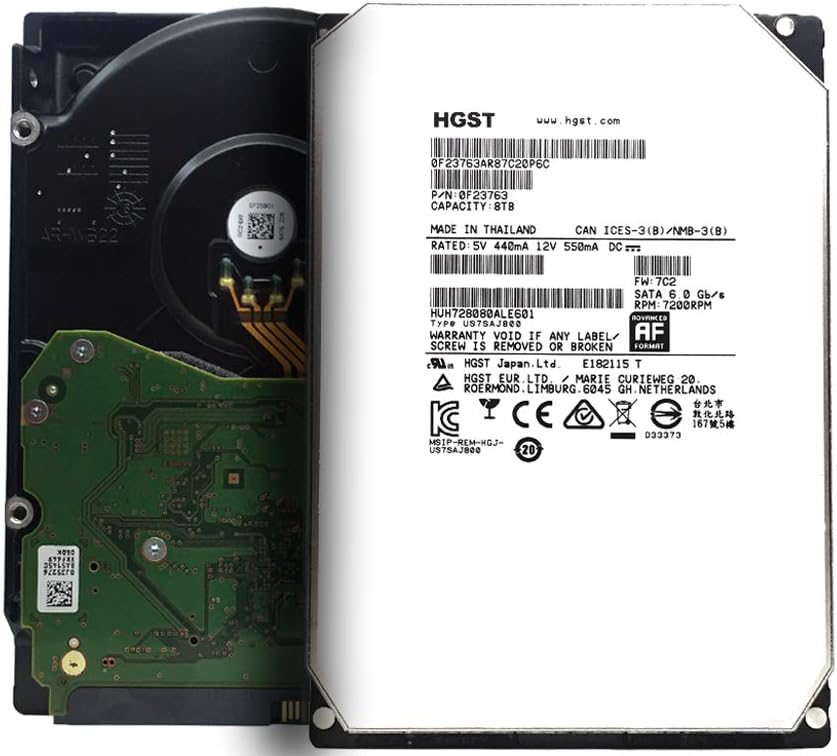 8TB 7200RPM SATA 6.0Gb/s 3.5inch Enterprise Hard Drive G805
