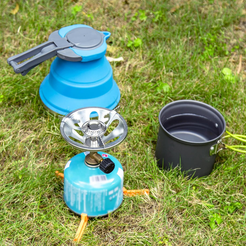 2 in 1 Portable Camping Stove with Carrying Bag T10448