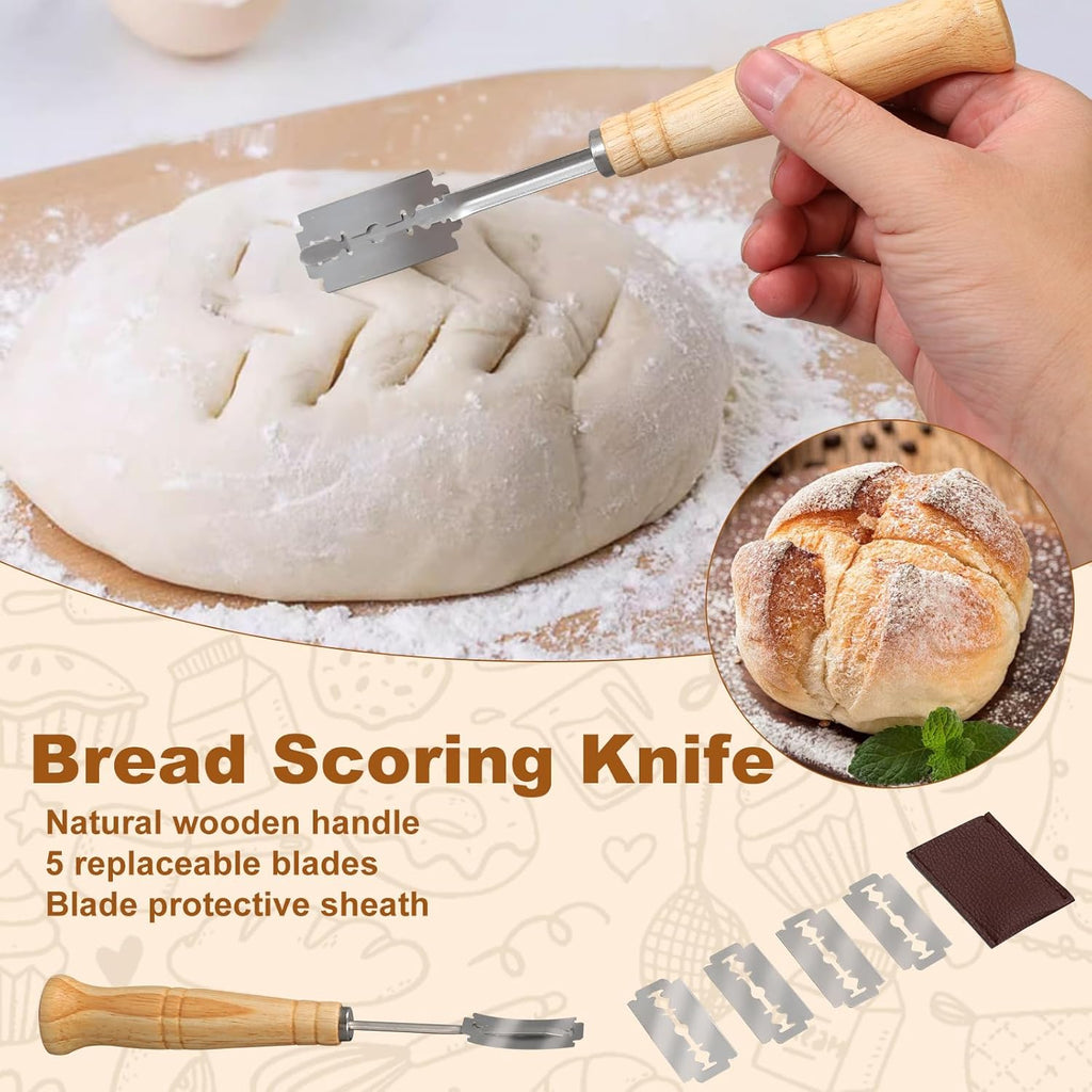 Set of 2 10 Inch Oval Cane Bread Proofing Baskets J27969