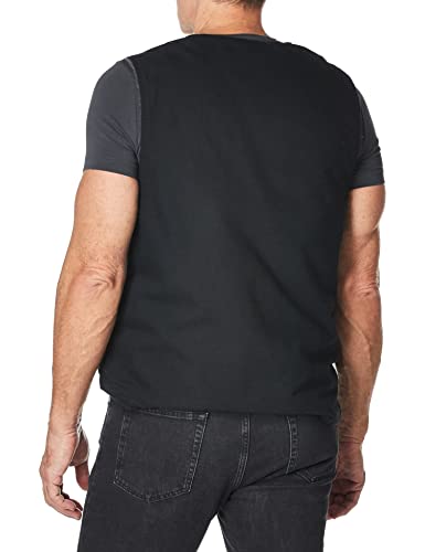 Relaxed Fit Washed Duck Sherpa Lined Vest L47013
