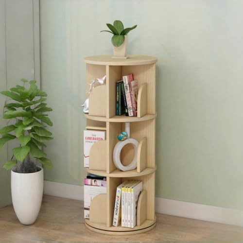 2 Tier 360° Rotating Shelves Bookshelf E190