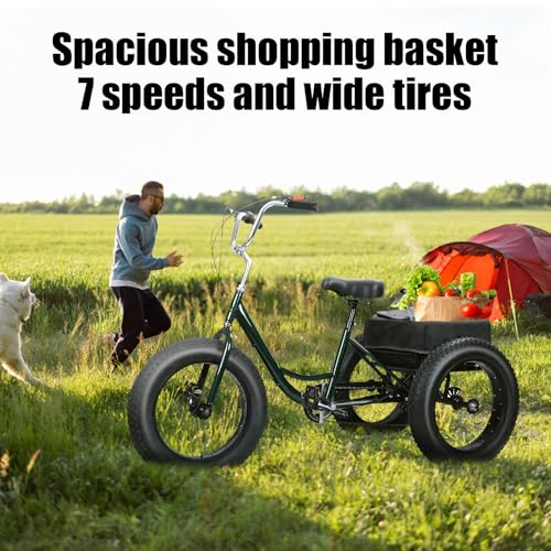 20 Inch 3 Wheeled Fat Tire Drift Trike with Double Disc Brake J89079