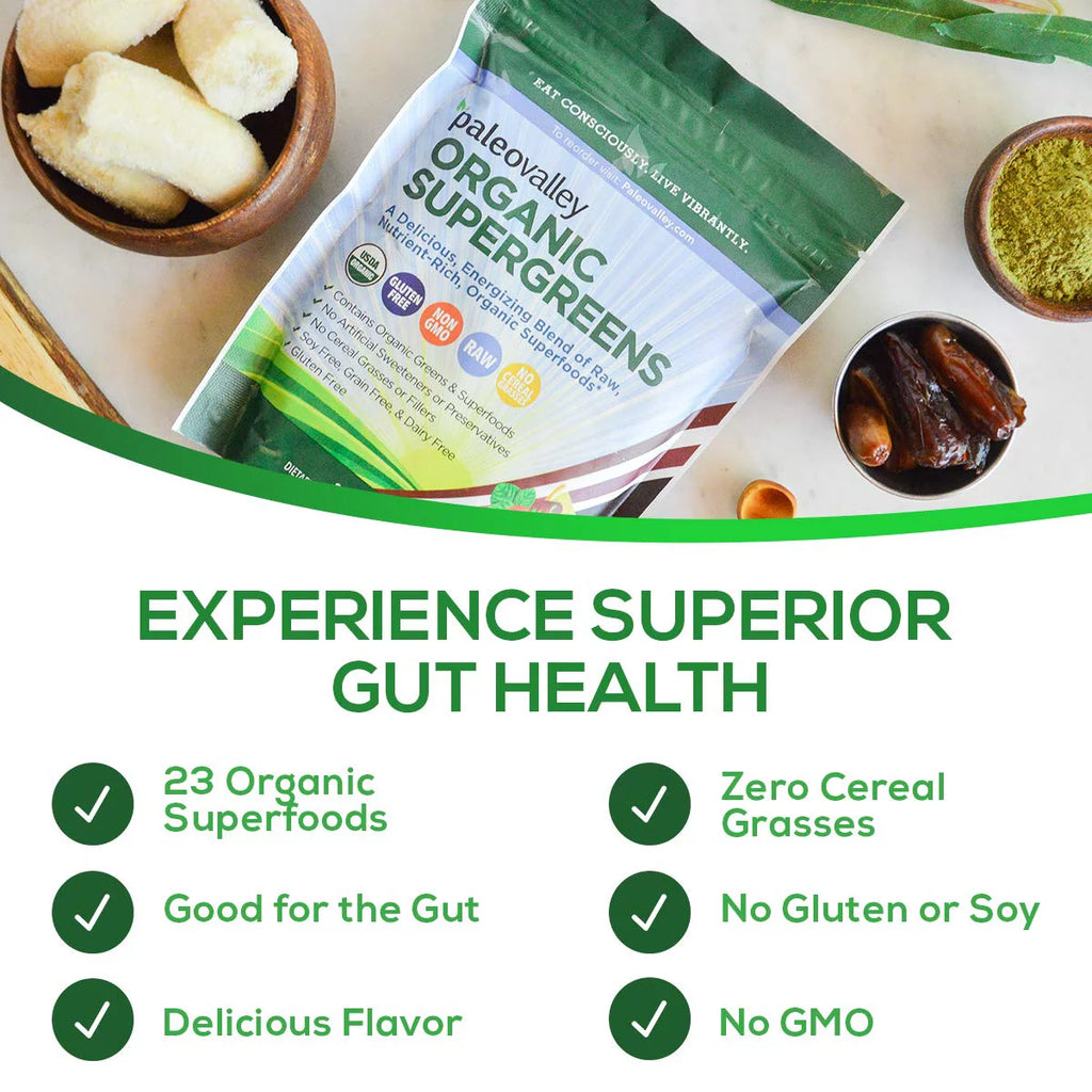Organic Supergreens Raw Green Superfood Powder 30 Servings P552921