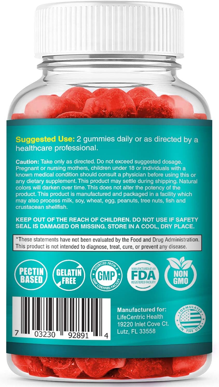 Hair Skin and Nails Gummies with Biotin 5000mcg O127884