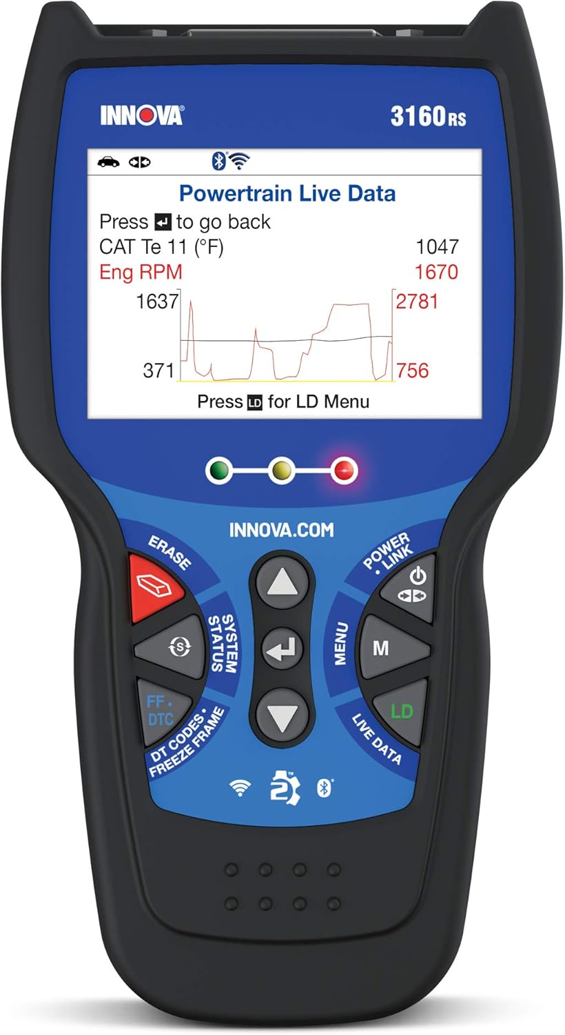 OBD2 Scanner Car Code Reader with Live Data W7305