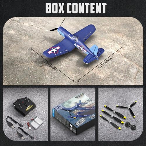 4 Channel RTF F4U Corsair RC Airplane with 6-Axis Gyro R150892