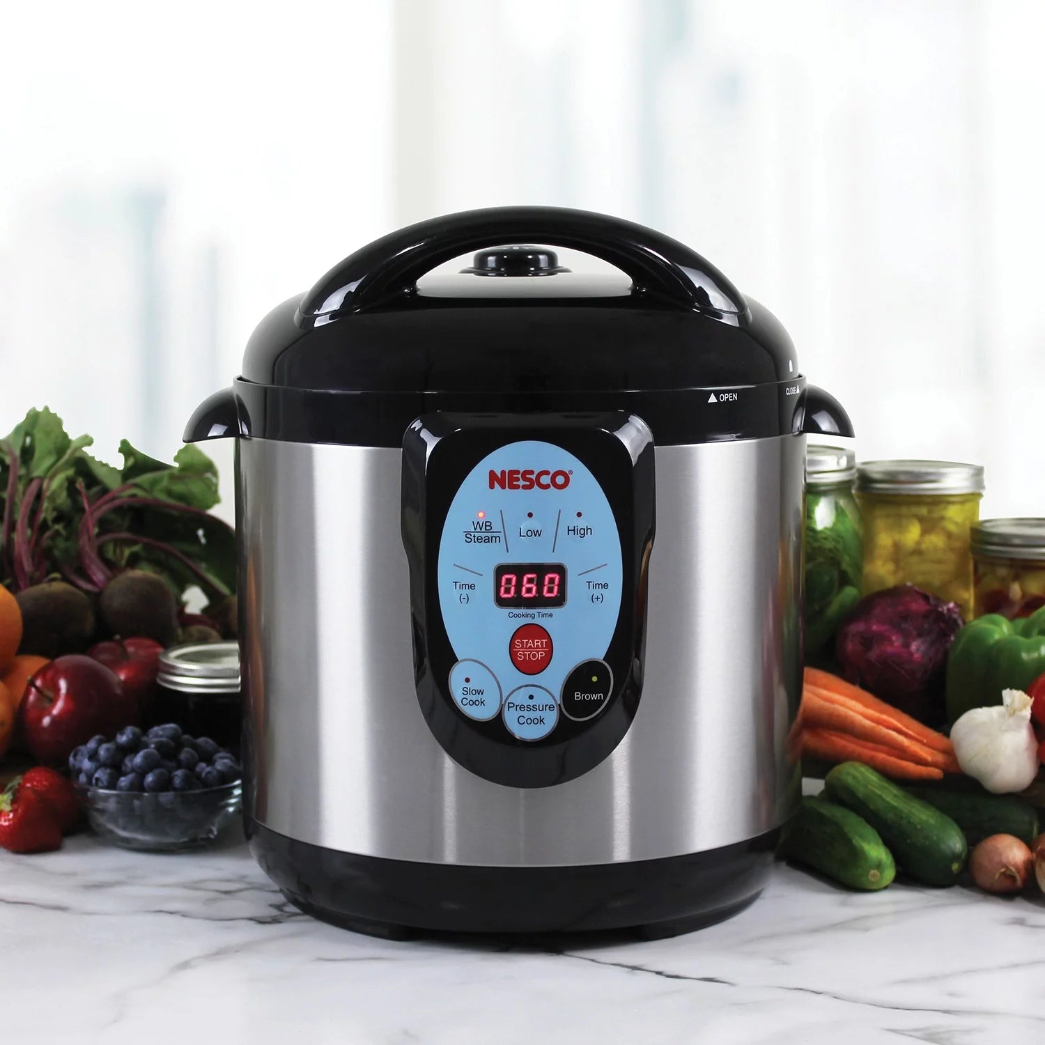 9.5 Qt Electric Smart Pressure Cooker and Canner T7143