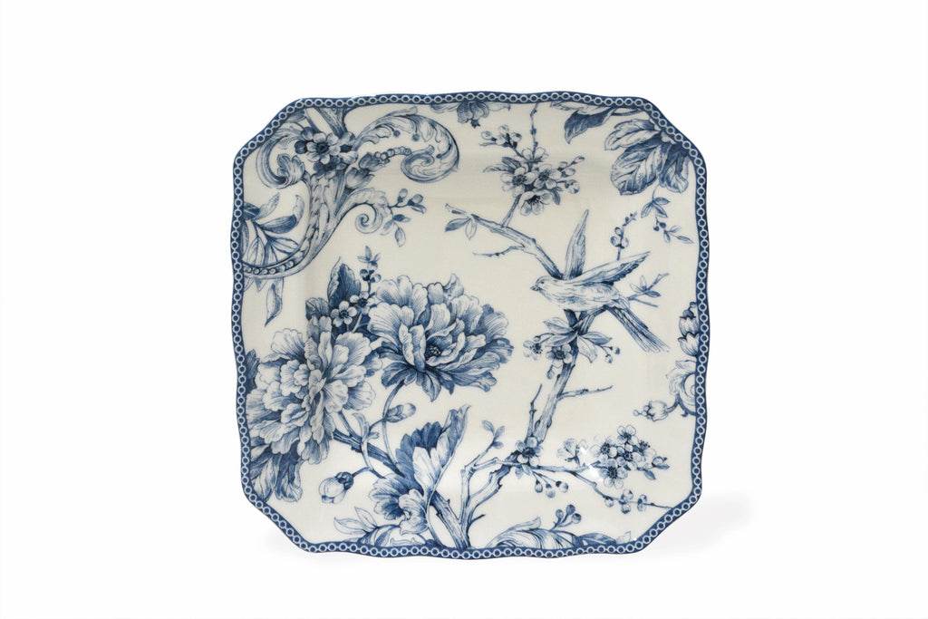 16-piece Porcelain Dinnerware Set, Blue Toile P7243