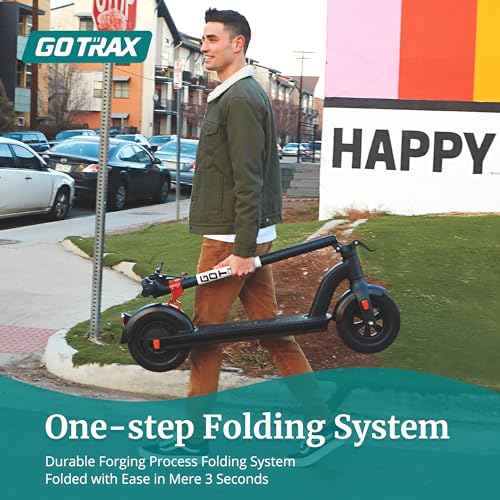 Electric Scooter with 500-650W Motor, 10"/11" Tires, 25-45 Miles Range, 20-38MPH Top Speed, Foldable D624