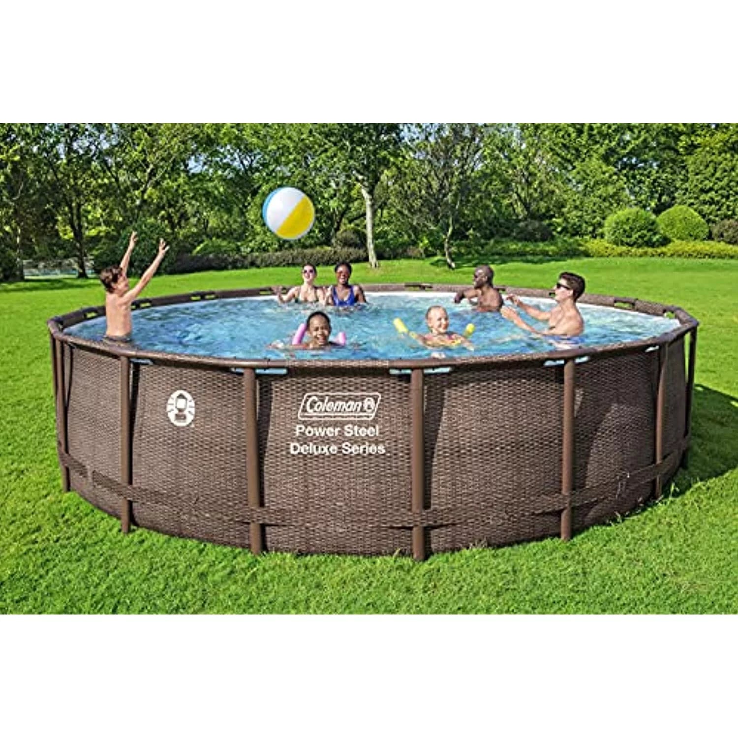 18' x 48" Round Metal Frame Above Ground Pool Set H331108