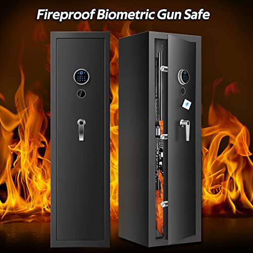 7-8 Rifle Gun Safe Fire Resistant with Removable Shelf A859952