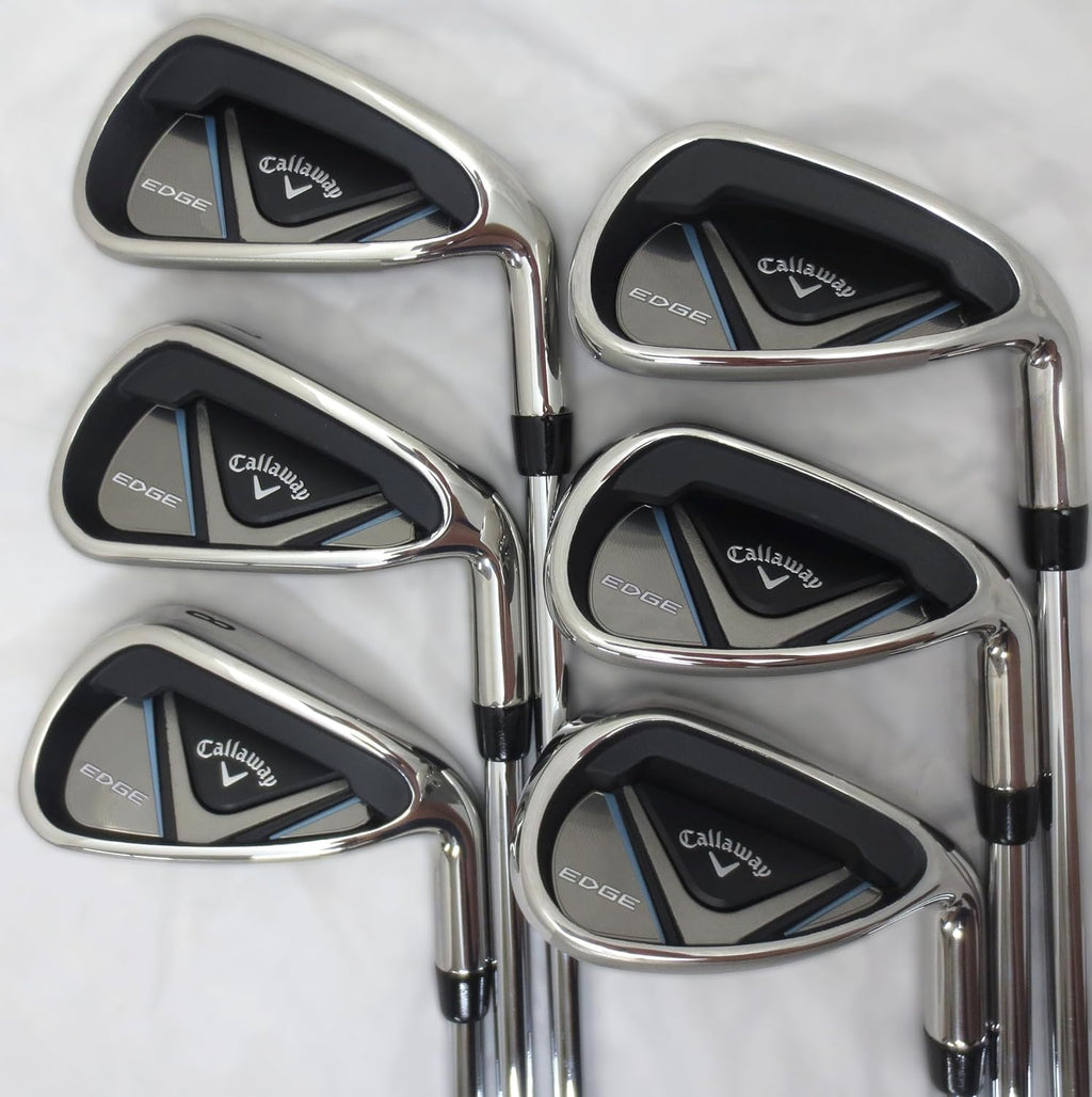 Complete Golf Set Driver Wood Hybrid Irons Putter Right Handed Regular Flex Black White Blue X622817