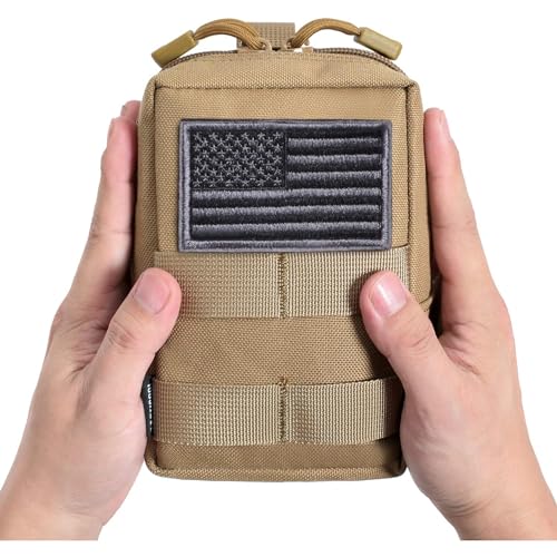 2 Pack Tactical Compact Water-Resistant Molle Pouches T134