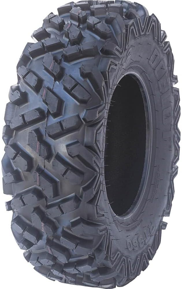 25x8x12 UTV Tires All-Terrain Tire 6-Ply Bias Non-Directional Aggressive Tread C7682