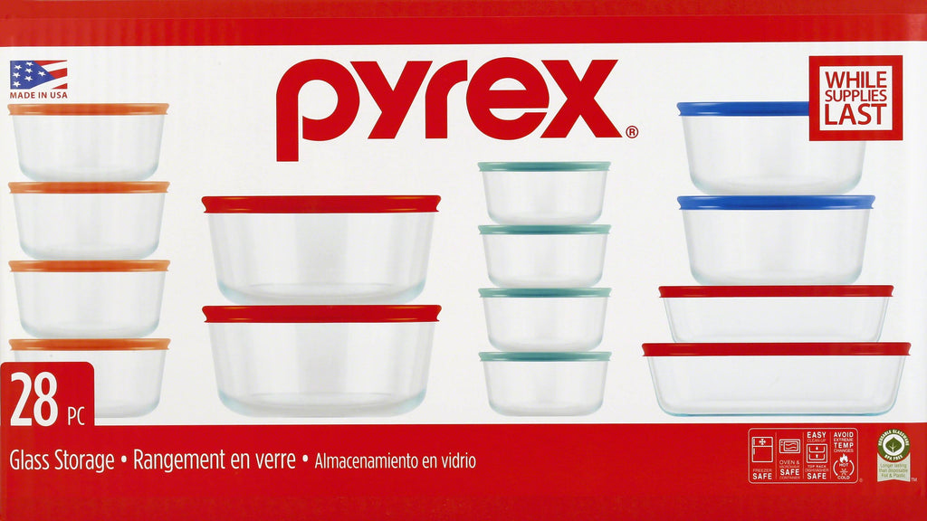 28 pc Glass Storage B3788