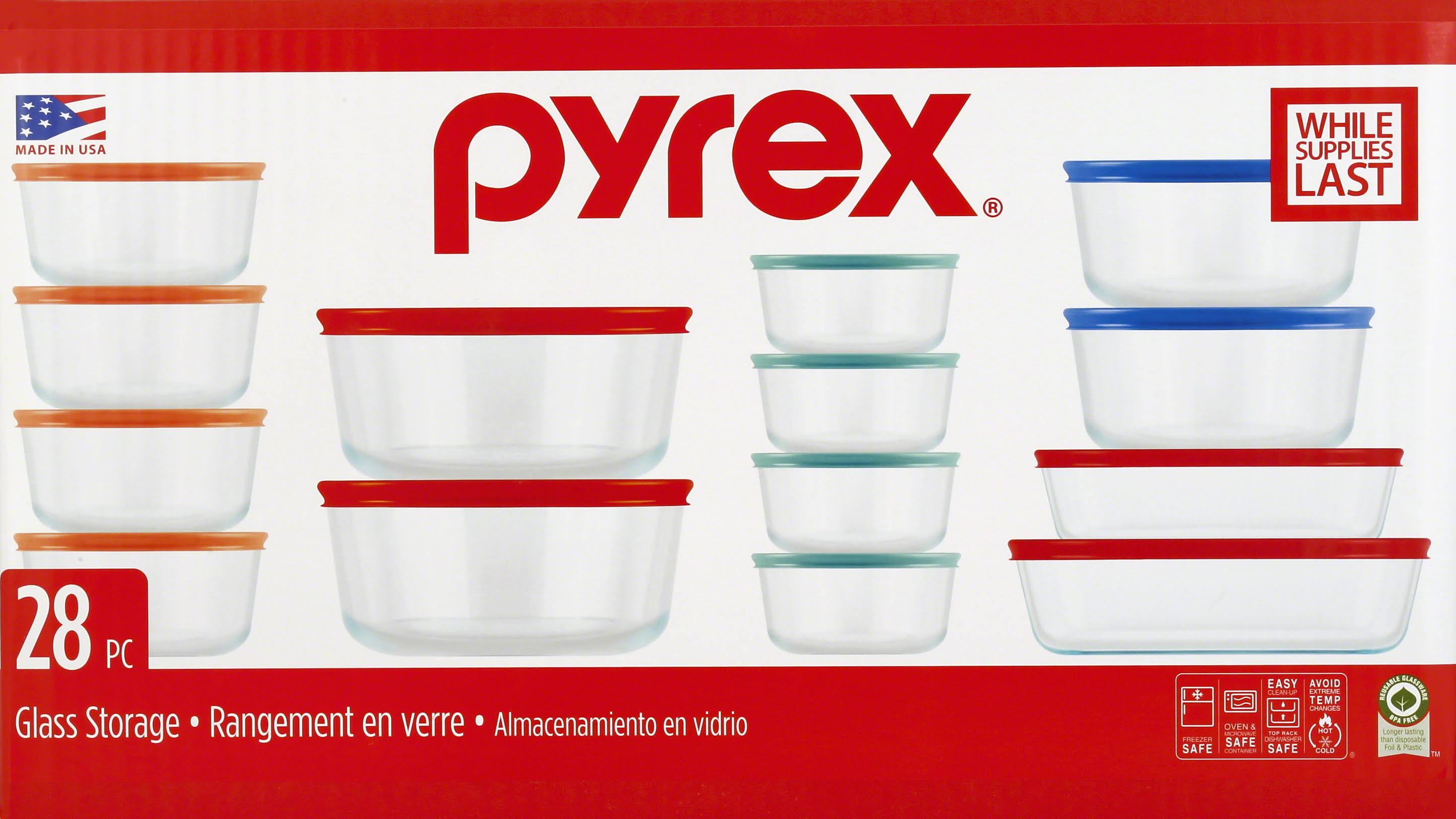 28 pc Glass Storage B3788