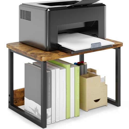 Maple Printer Stand with Storage J990425