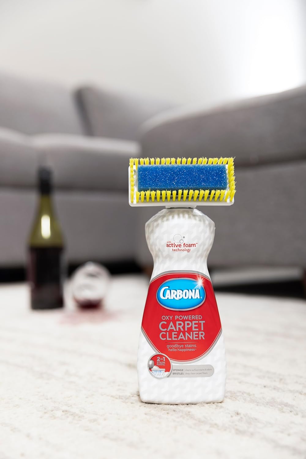 13.5 Fl Oz Carpet Cleaner with Brush C7667