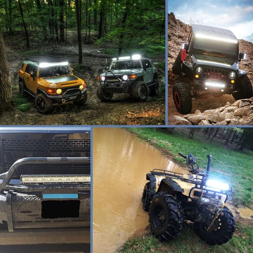 420W 20Inch Triple Row Flood Spot Combo LED Off Road Light Bar G570